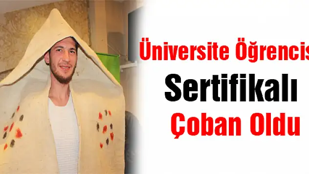 Üniversite Öğrencisi, Sertifikalı Çoban Oldu