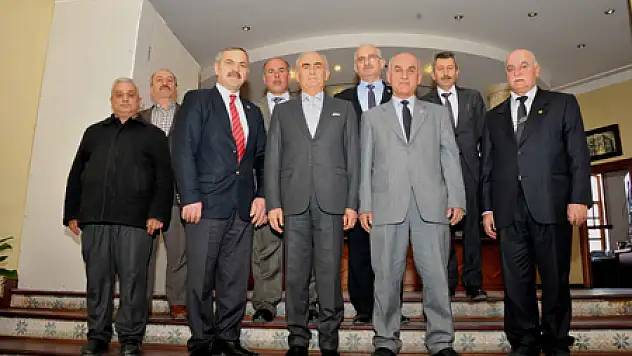 Samkon Yönetimi Başkan Yılmaz'ı Ziyaret Etti