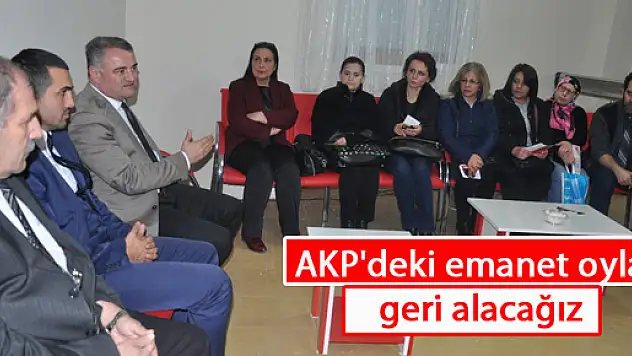 Aslan Karanfil: AKP'deki emanet oyları geri alacağız