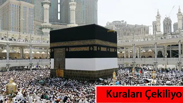 Hac kuraları çekiliyor