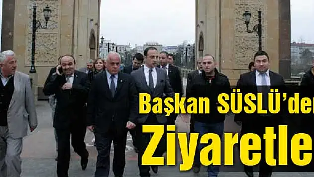 Başkan Süslü'den Çarşamba'da Ziyaretler