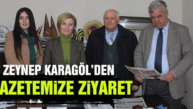 Karagöl'den gazetemize ziyaret