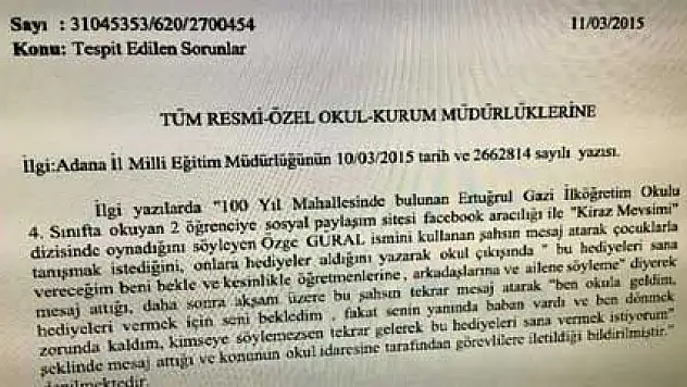 Okullarda sapık alarmı
