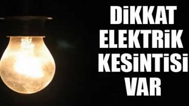 YEDAŞ'TAN ELEKTRİK KESİNTİSİ AÇIKLAMASI