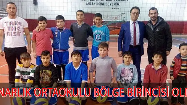 ÇINARLIK ORTAOKULU BÖLGE BİRİNCİSİ OLDU