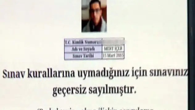 Fethiye'de YGS skandalı