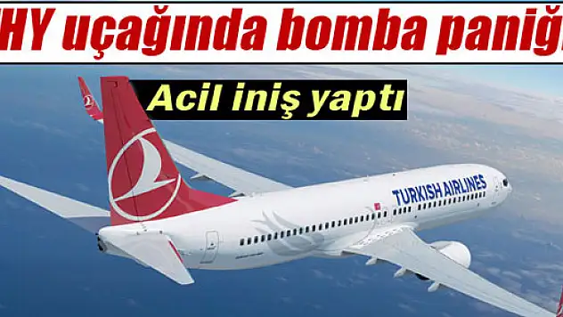 THY uçağında bomba paniği!