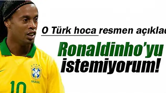 Şenol Güneş kalacak mı? Ronaldinho'yu istiyor mu?