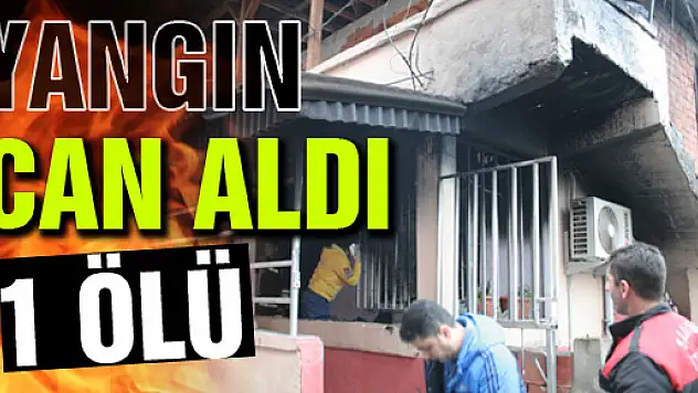 ÇARŞAMBA'DA YANGIN: 1 ÖLÜ