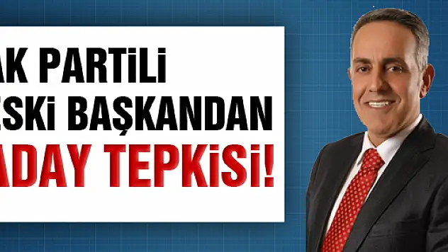 AK PARTİ'DE İLK ÇATLAK!