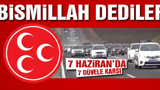 MHP 'BİSMİLLAH' DEDİ