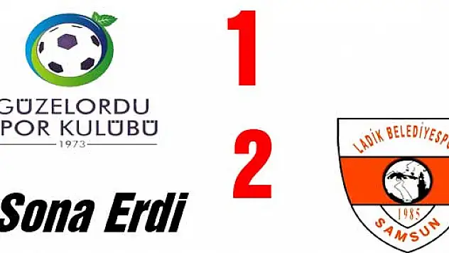 Ladik Belediye spor2 - 1: Güzelorduspor