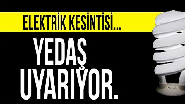 Samsun İlinde programlı elektrik kesintisi bildirimi