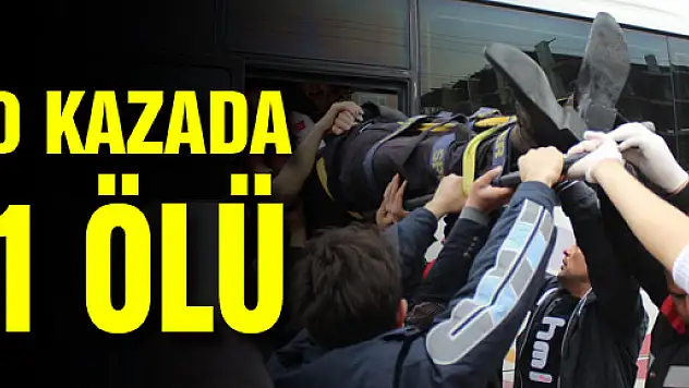 ÇARŞAMBA'DA Kİ KAZADA 1 KİŞİ ÖLDÜ