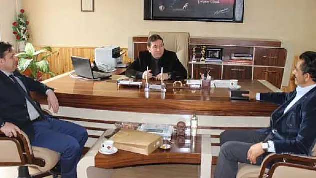 Müdür Ali Savaş'a ziyaret