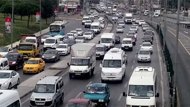 Trafikteki araç sayısı 19 milyonu aştı
