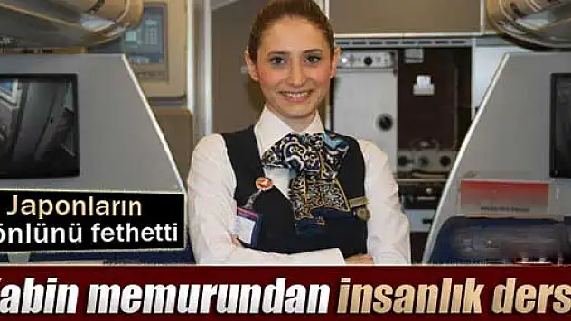 THY kabin memurundan insanlık dersi
