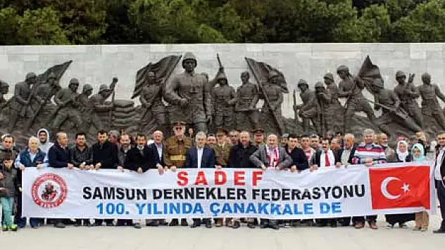 Samsunlular Çanakkale'de Buluştu