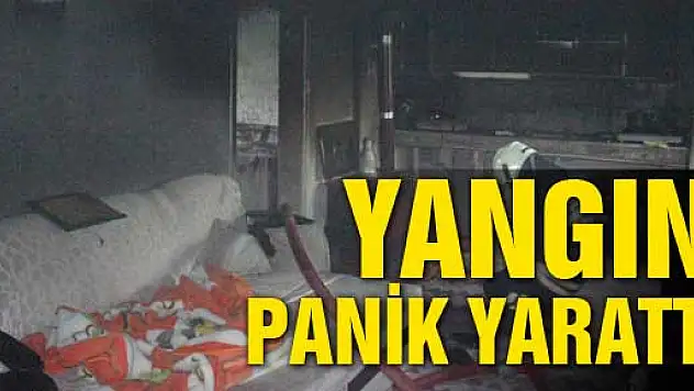 YANGIN PANİK YARATTI