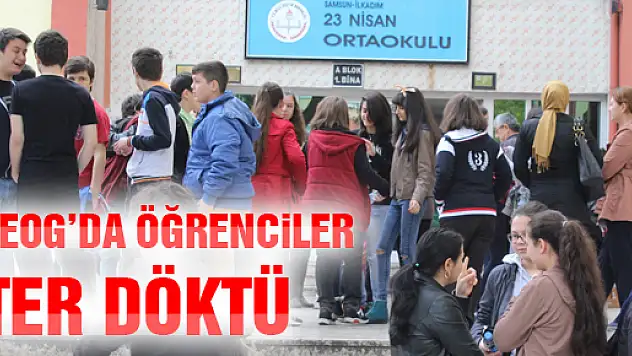 TEOG SINAVININ İLK AYAĞI TAMAM