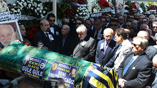 Usta oyuncu Zeki Alasya, son yolculuğuna uğurlandı