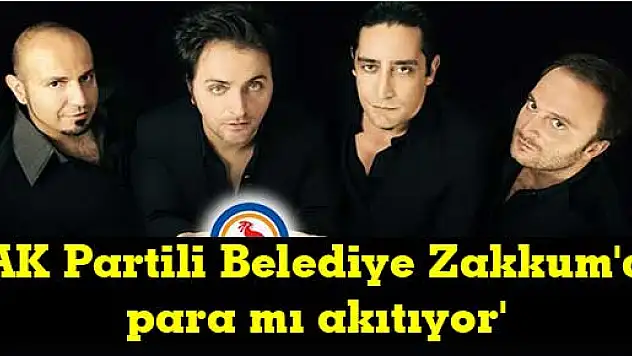 AK Partili Belediye Zakkum'a para mı akıtıyor'