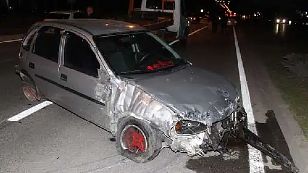 SAMSUN'DA TRAFİK KAZASI: 2 YARALI