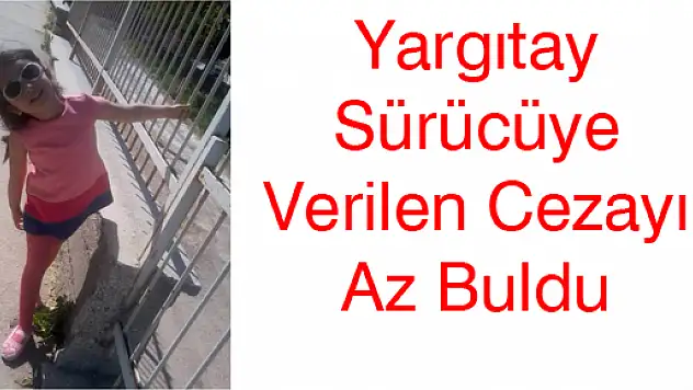Yargıtay Sürücüye Verilen Cezayı Az Buldu