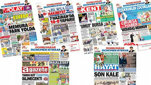 Bursa basını final gecesini böyle değerlendirdi