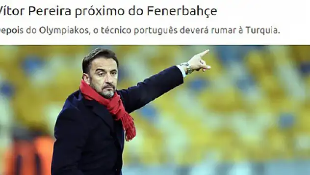 Fenerbahçe'de Vitor Pereira sesleri