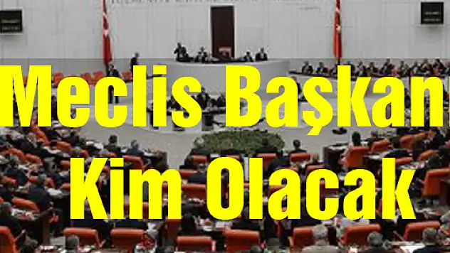Meclis Başkanı Kim Olacak?