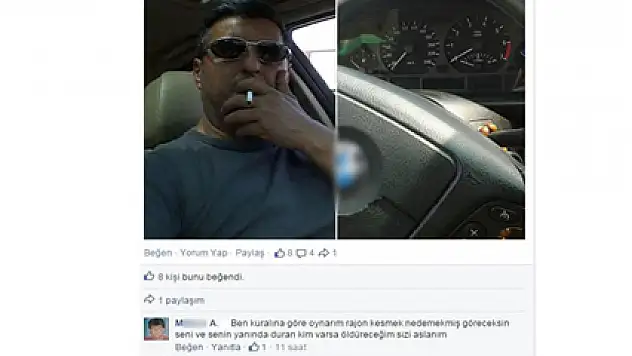 Sosyal medyadan tehdit etti, sonra öldürdü