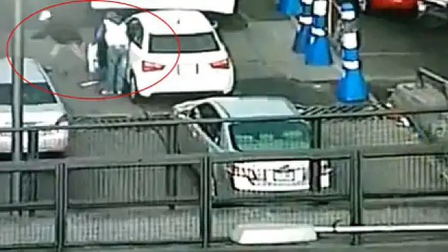 Trafikte gasp polise takıldı