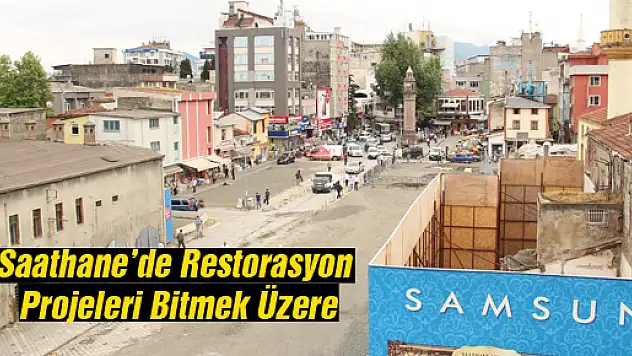 Saathane'de Restorasyon Projeleri Bitmek Üzere