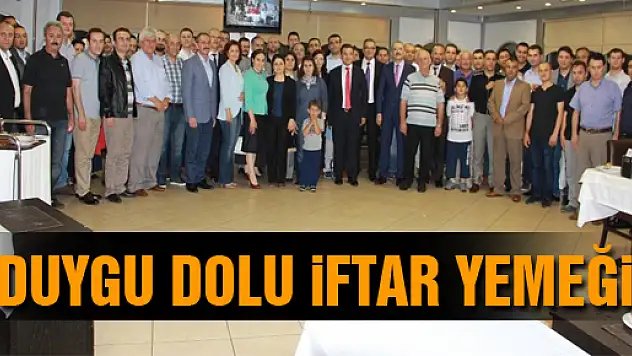 DUYGU DOLU iFTAR YEMEĞi