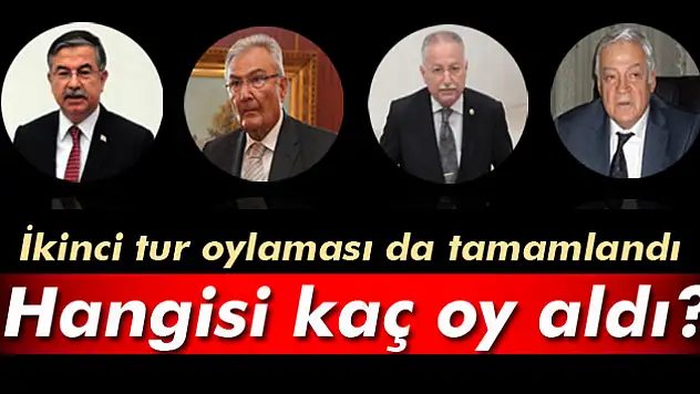 Meclis'te başkanlık seçimi için 2. tur oylaması da bitti