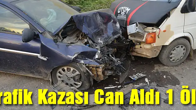 Trafik Kazası Can Aldı: 1 Ölü