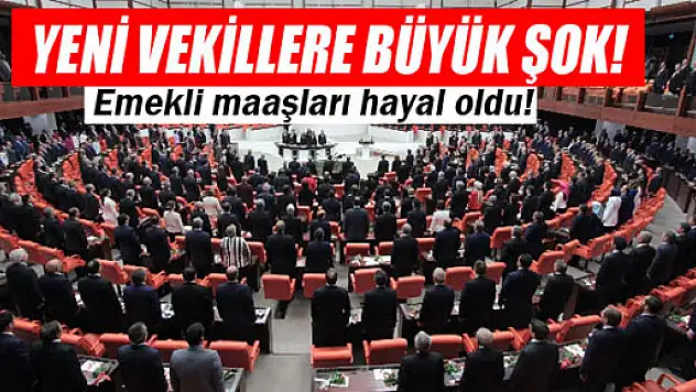 Yeni vekillere büyük şok!