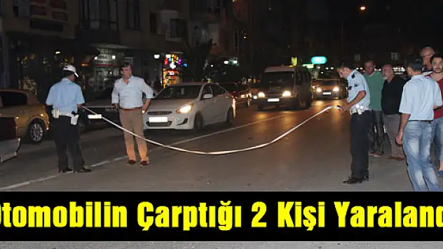 Otomobilin Çarptığı 2 Kişi Yaralandı