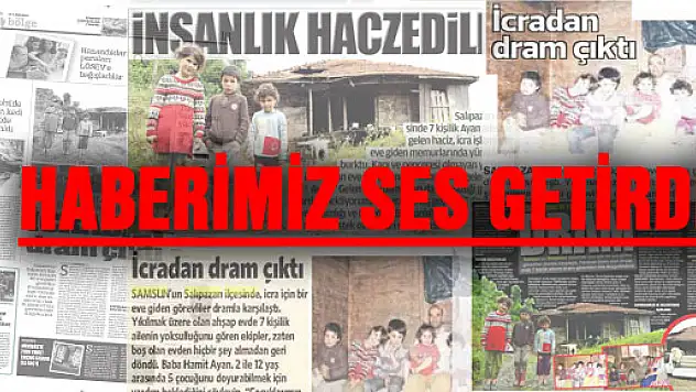 Haberimiz ses getirdi