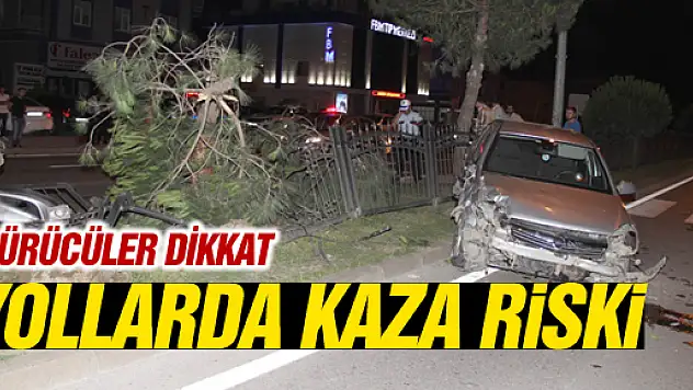 Otomobil Çam Ağacına Çarptı: 1 Yaralı