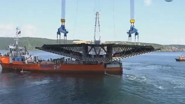 3'ncü köprüde çalışmalar devam ediyor