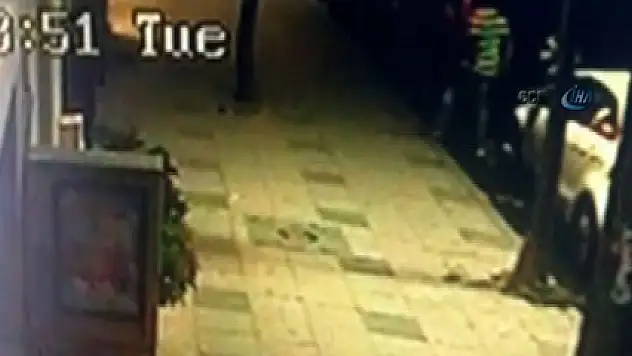 Şişli'deki kavganın ardından silahlı şüpheli kamerada