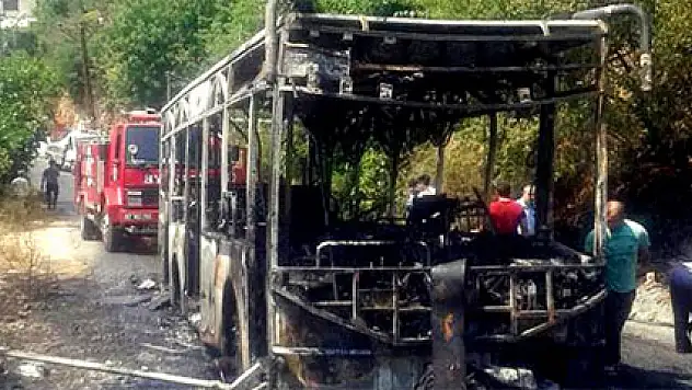 Yolcuların dikkati faciayı önledi