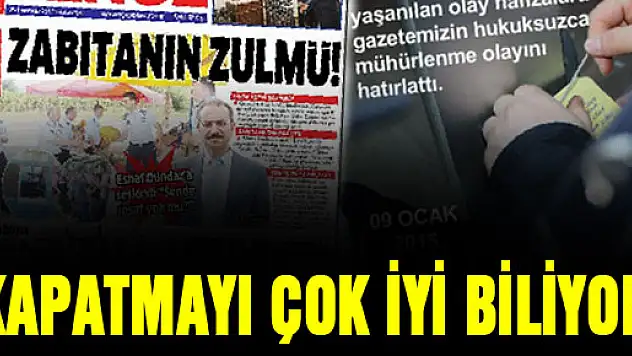 Dündar, 'Kapatmayı çok iyi biliyor'