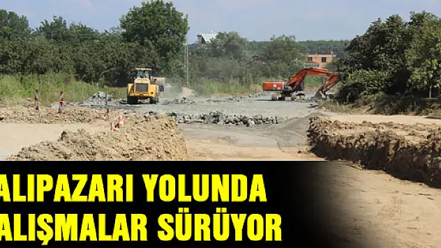 Bu sefer bitecek! Salıpazarı Yolunda çalışmalar sürüyor!
