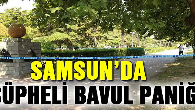 SAMSUN'DA ŞÜPHELİ BAVUL PANİĞİ