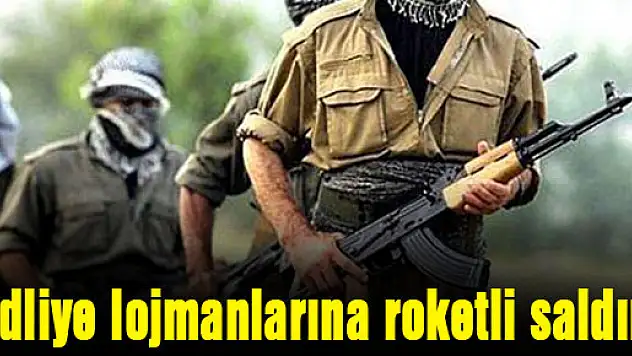 Adliye lojmanlarına roketli saldırı