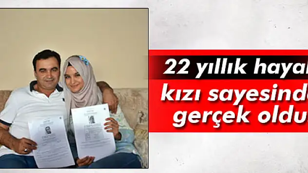 41 yaşında üniversiteli oldu