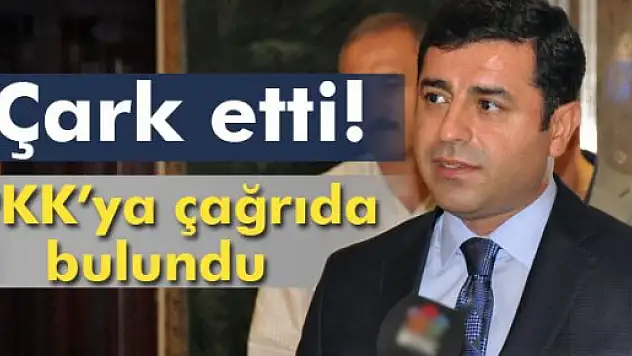 Demirtaş: PKK ellerini tetikten çekmeli